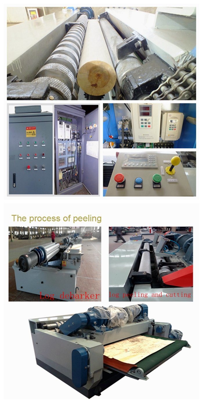 Máquina de cortar e descascar madeira compensada de 4 pés