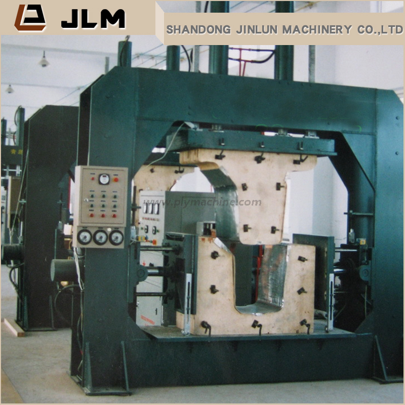 Prensa de compensado curvo 150T HF