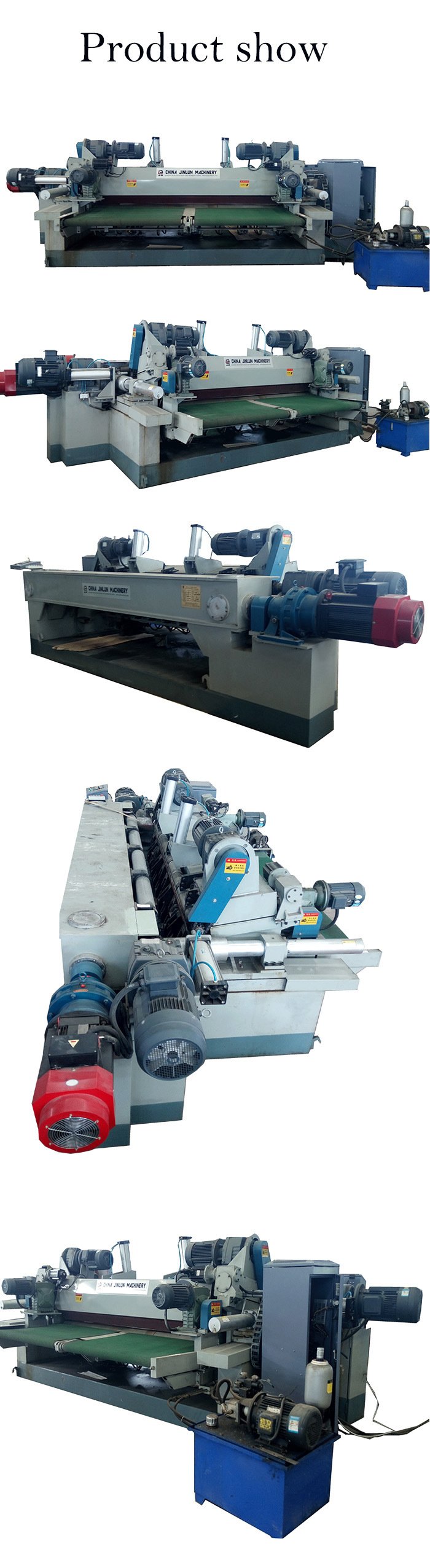 Torno descascador de 8 p&eacute;s para madeira compensada