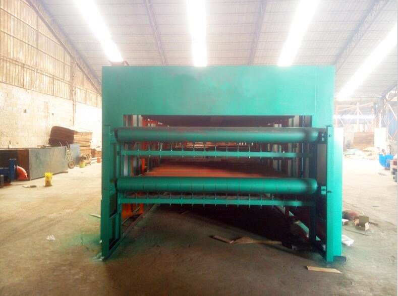 M&aacute;quina secadora de rolo de folheado de madeira compensada para folheado de n&uacute;cleo