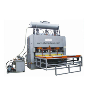 Máquina de prensagem a quente de melamina de ciclo curto para folheado facial de filme de madeira compensada