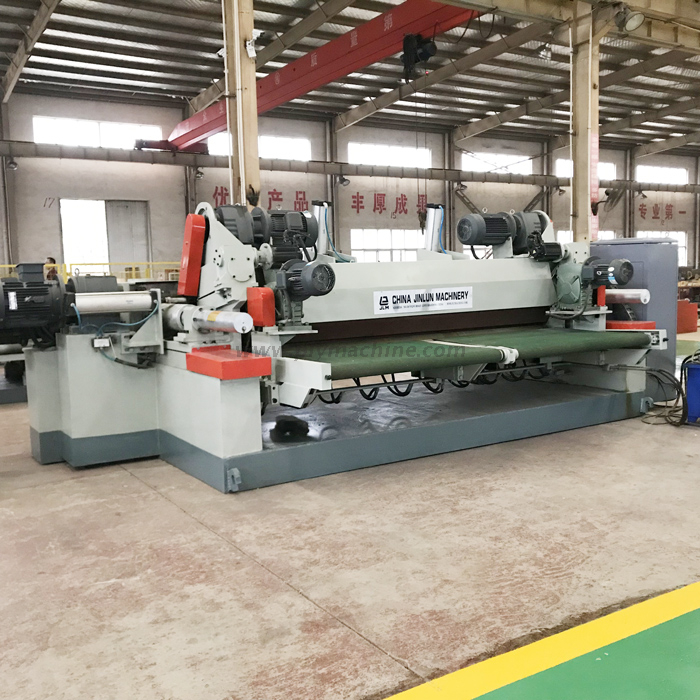 Máquina Hidráulica Descascadora de Folheado de Madeira Sem Eixo