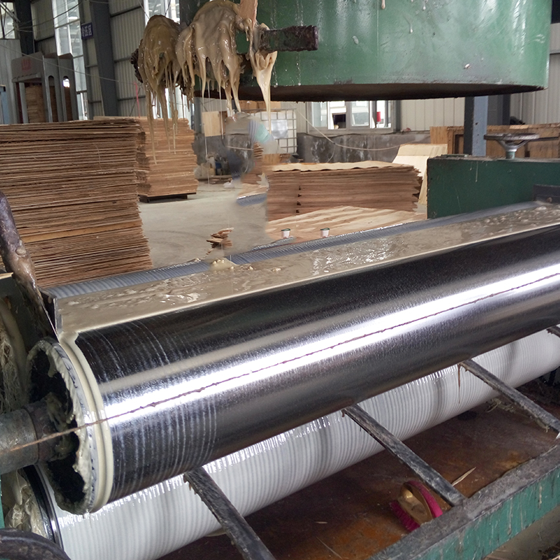 Máquina de espalhar cola de folheado de madeira compensada