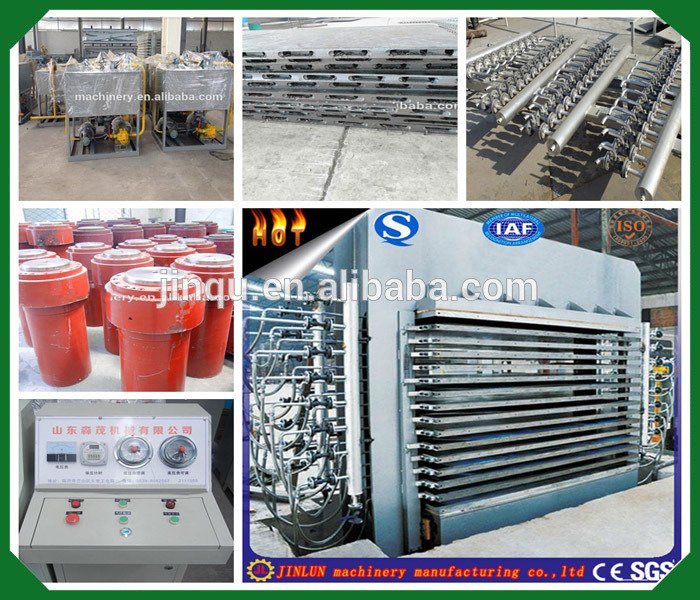 500 T 15 Camadas 4X8 Pés Máquina de Prensa a Quente para Placa de Contraplacado