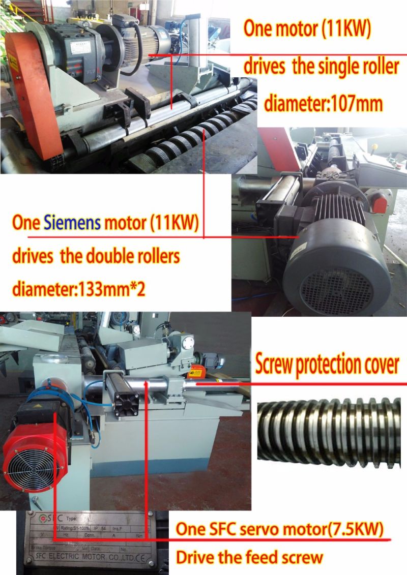 Shandong Jinlun 2600 mm de alimenta&ccedil;&atilde;o autom&aacute;tica, marca l&iacute;der, m&aacute;quina de descascar folheados de madeira para madeira compensada