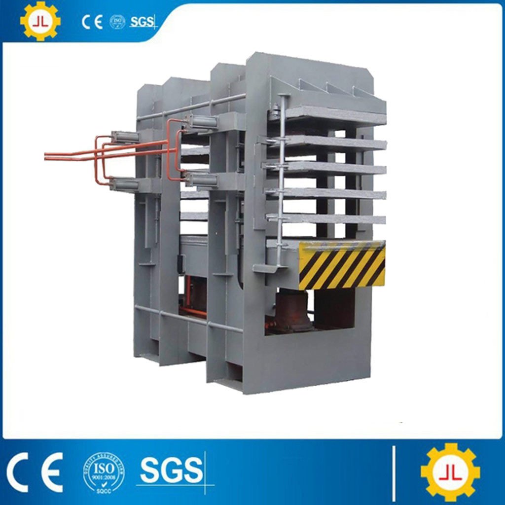 Torno de prensagem a quente de placa à base de madeira 500 T com 10 camadas