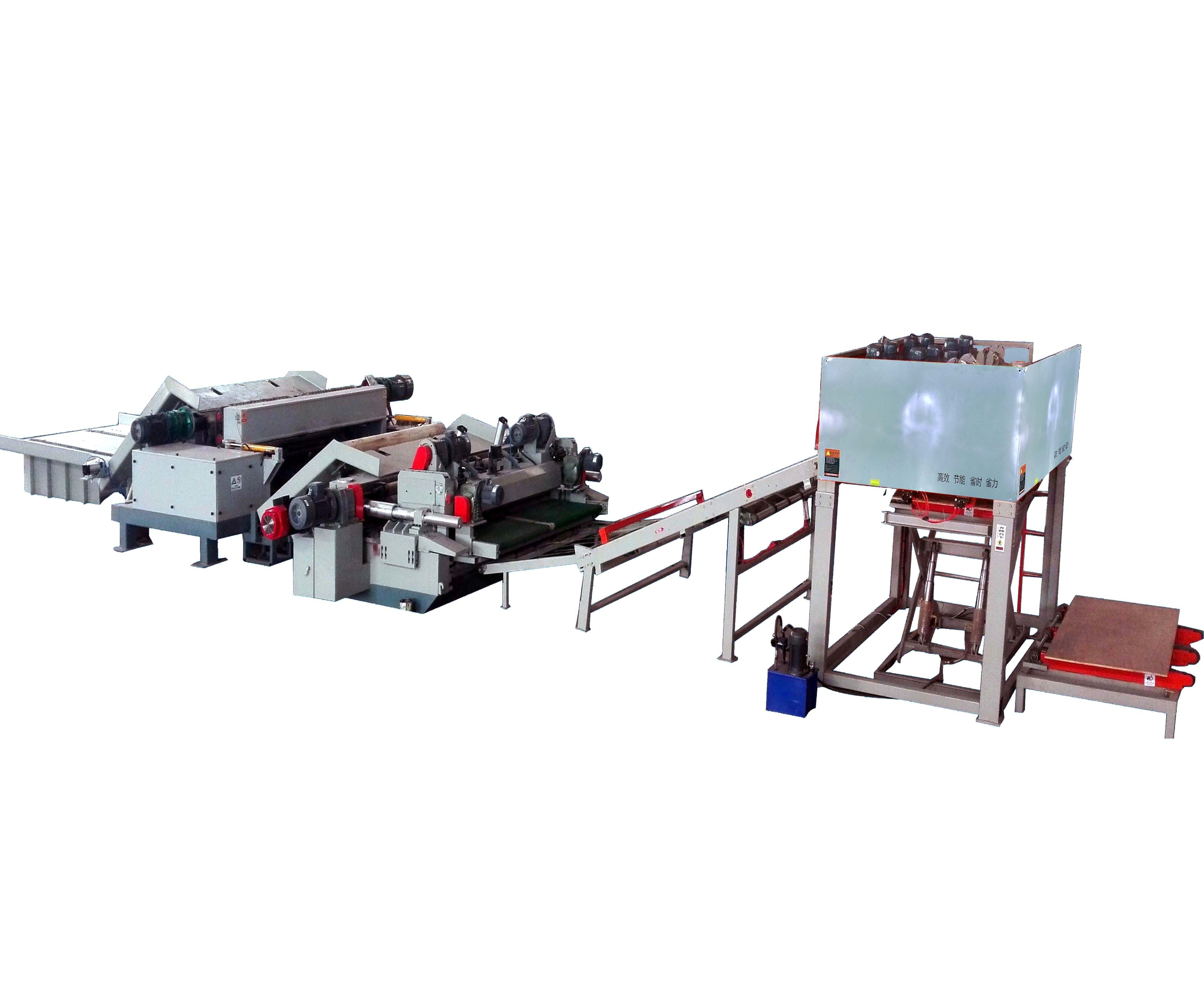 Equipamento para revestimento de folheado de bétula