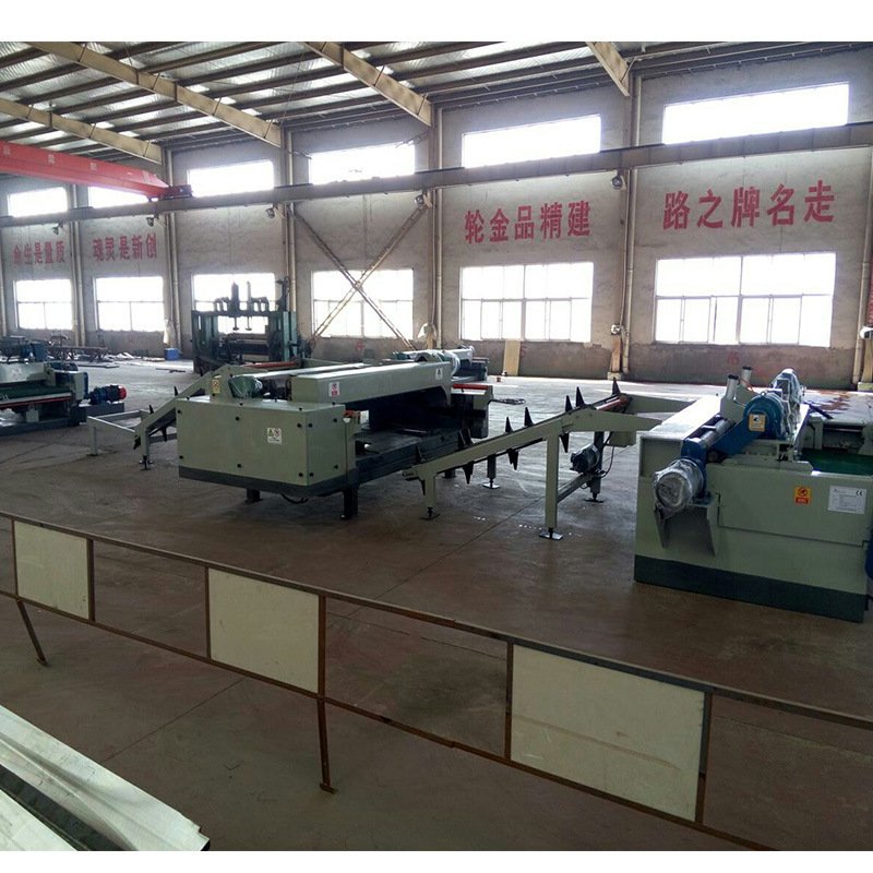 Descascamento de lâmina simples para linha de torno de compensado