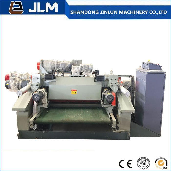 Máquina de descascar folheado de madeira com eixo hidráulico