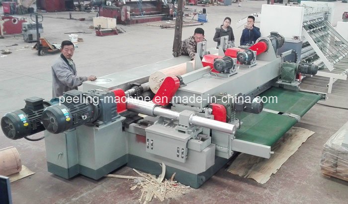 Torno descascador de folheado de madeira CNC de compensado chin&ecirc;s