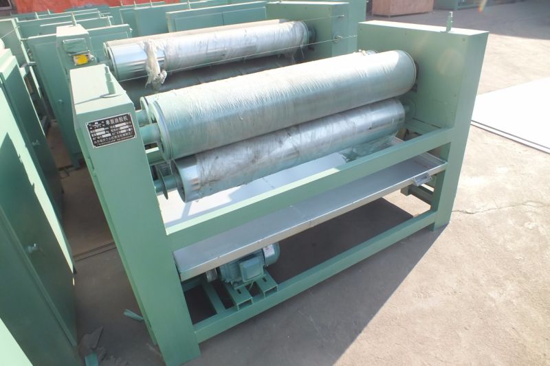 Espalhador de cola de 8 p&eacute;s e 4 rolos de dois lados para placa de compensado