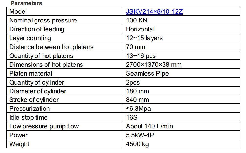 Máquina secadora de folheados de alta eficiência tipo prensagem a quente 