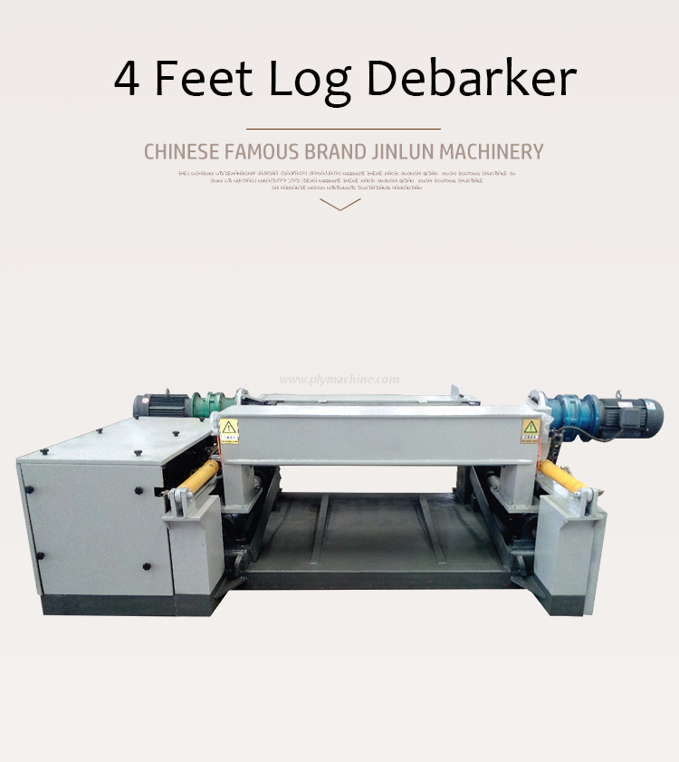 Máquina descascadora de toras de madeira de 4/8 pés para fazer folheado
