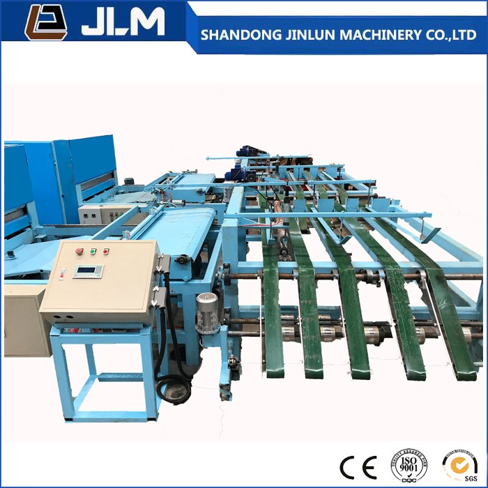 máquina automática de junção de cachecol folheado de 4 pés com moedor