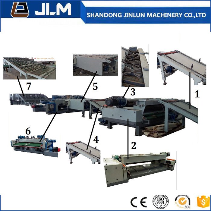 Máquina de contraplacado para descascar folheados Jinlun