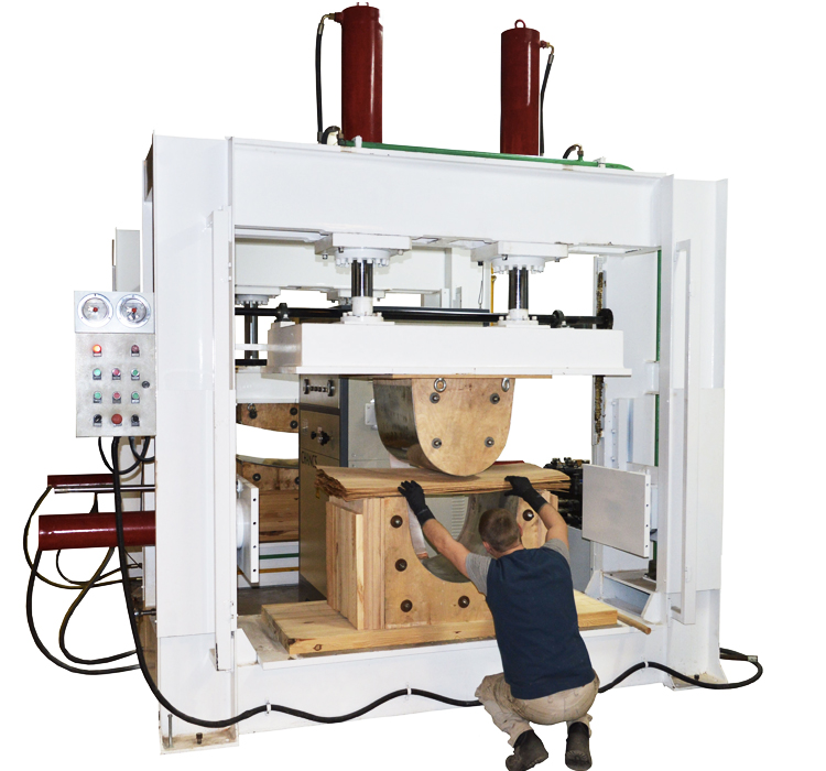 Prensa de madeira de alta frequência Prensa de dobra de madeira compensada Venda Jinlun Machinery