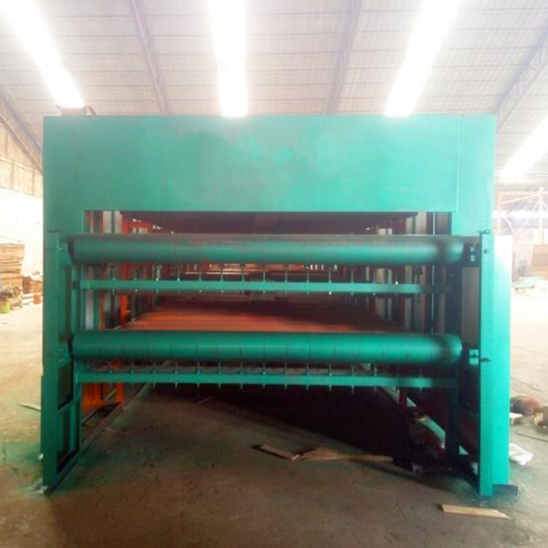 Máquina secadora de rolos folheados de madeira compensada