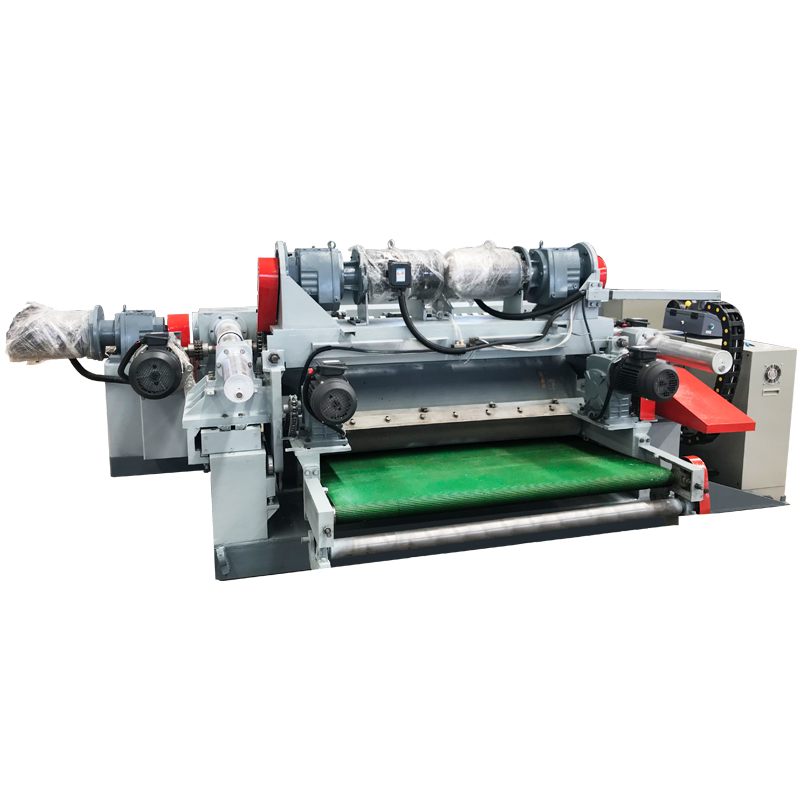 Torno descascador de folheado de toras de controle CNC automático de 4 pés para madeira compensada