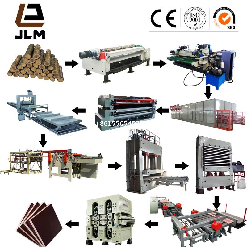 Máquina de fatiar folheado de madeira de pinho/carvalho/eucalipto sem fuso automático de 4 pés e 8 pés