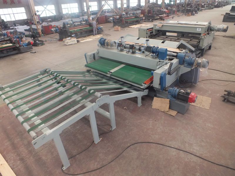 Linha de produ&ccedil;&atilde;o autom&aacute;tica de folheado de contraplacado de 8 p&eacute;s