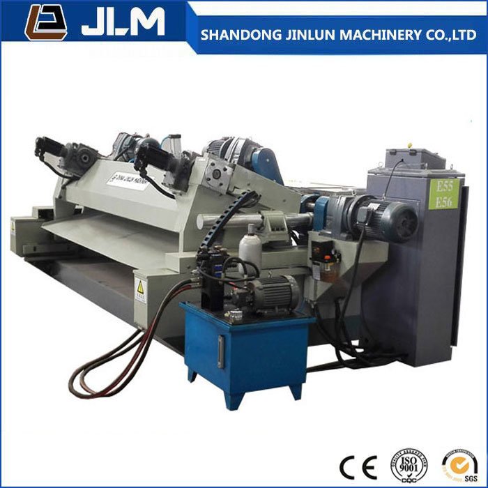 Máquina de descascar folheado de madeira com eixo hidráulico