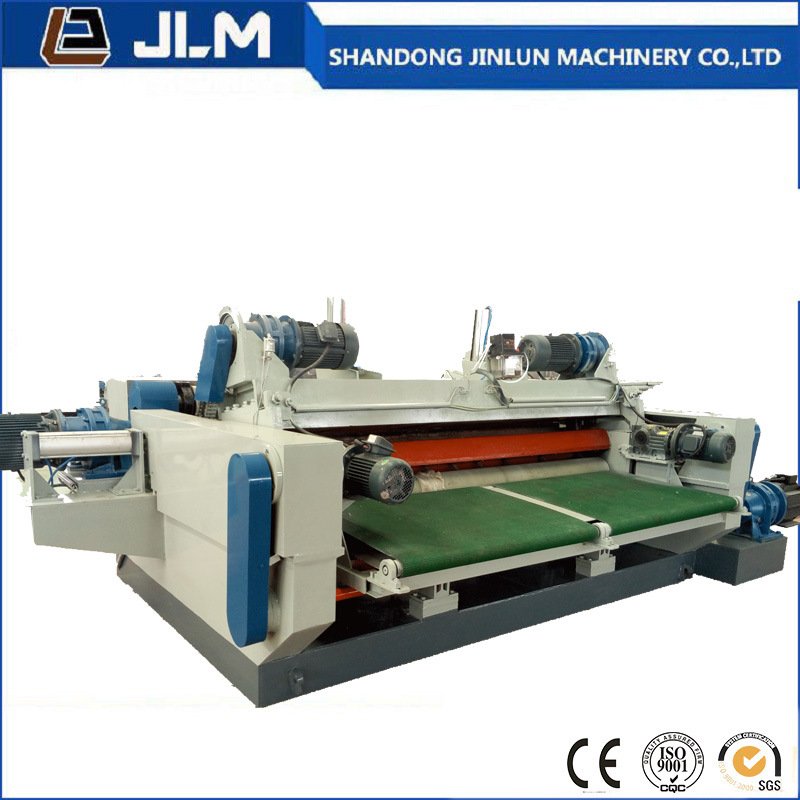 Máquina de descascar madeira compensada semiautomática de 8 pés