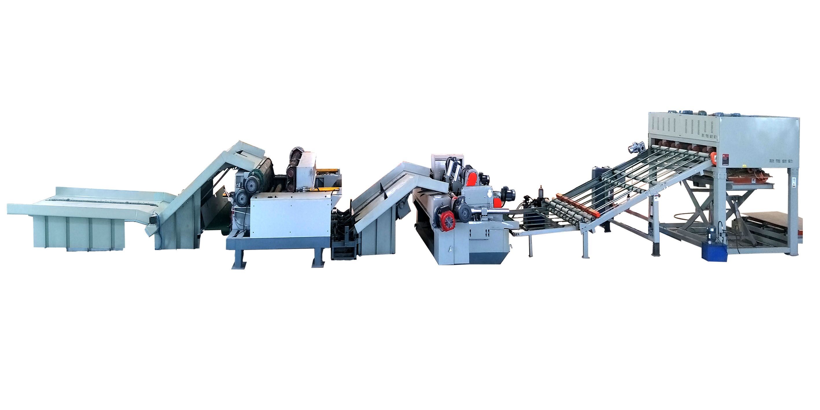 Venda imperdível controle automático CNC 8 pés linha de descascamento folheado de madeira da China