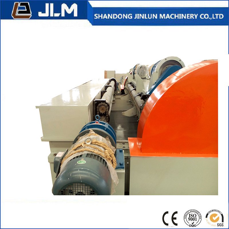 Máquina CNC para descascar e cortar compensado