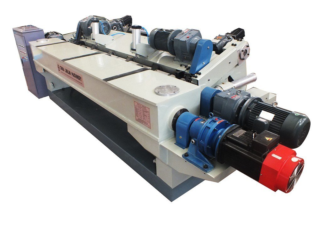 Torno descascador de folheado CNC de 8 pés para linha de produção de compensado