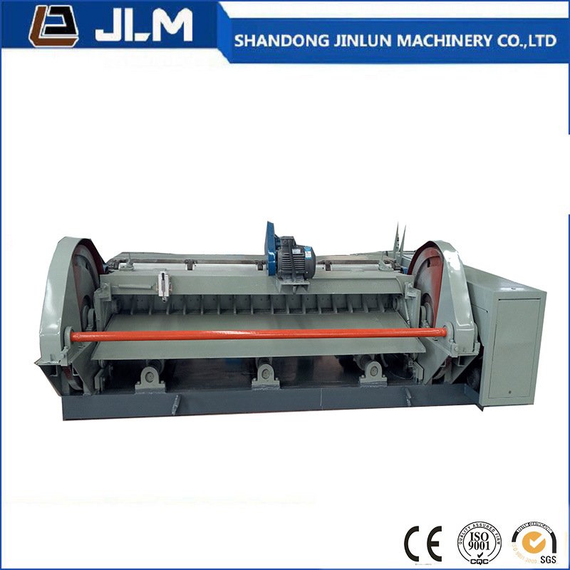 Máquina CNC para descascar e cortar compensado