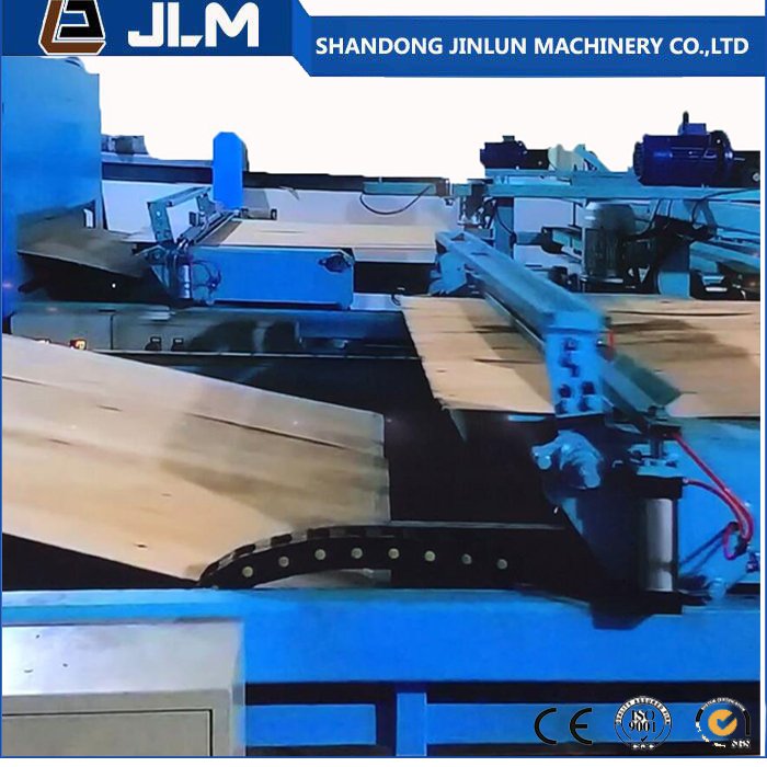 máquina automática de junção de cachecol folheado de 4 pés com moedor