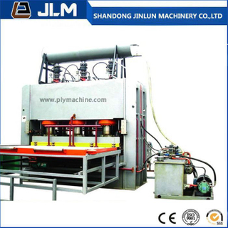 A máquina de prensagem a quente para folheados de melamina de ciclo curto 1200 T 4*8 