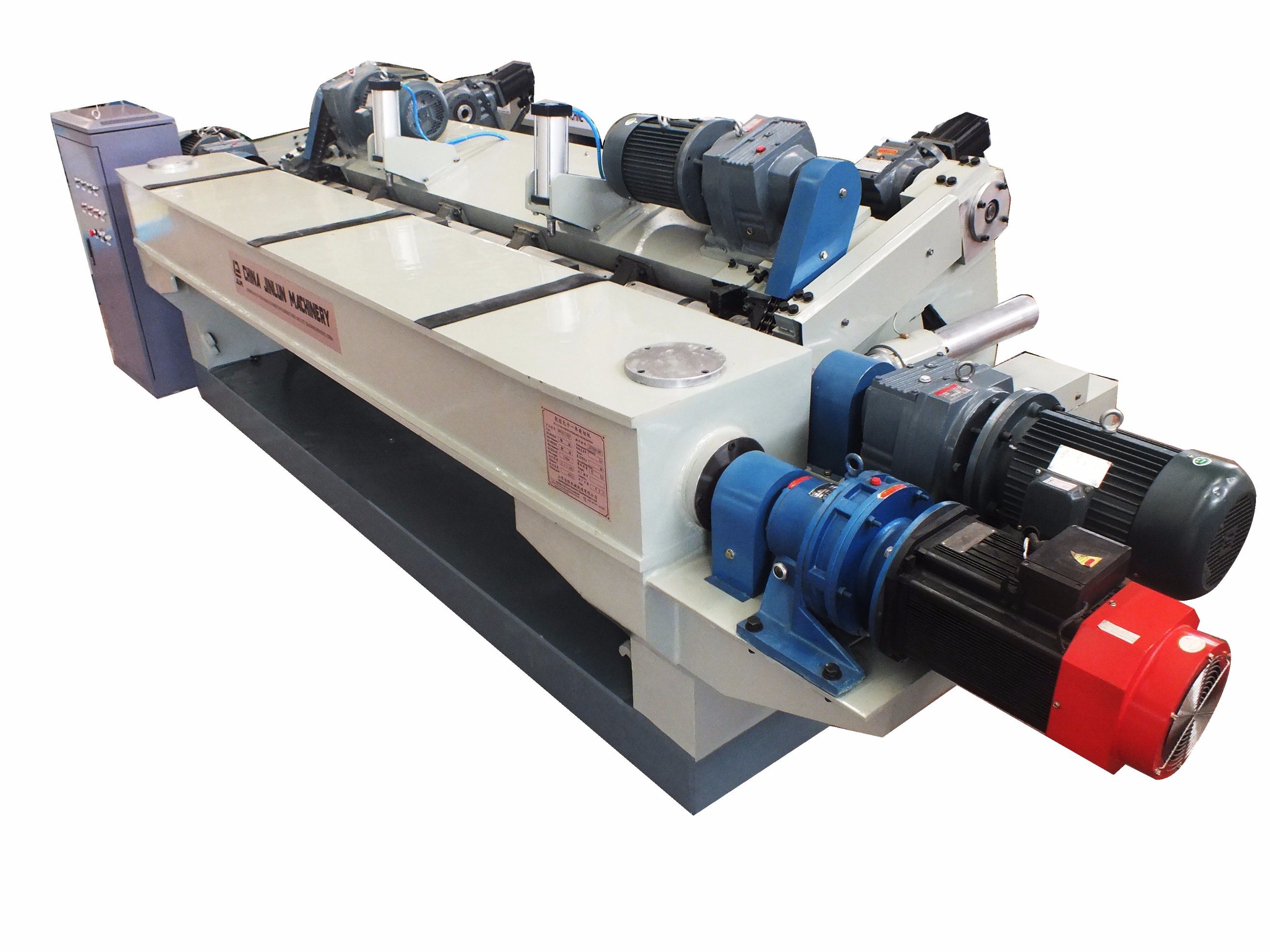 Venda imperdível Jinlun 8 pés folheado de madeira torno descascador