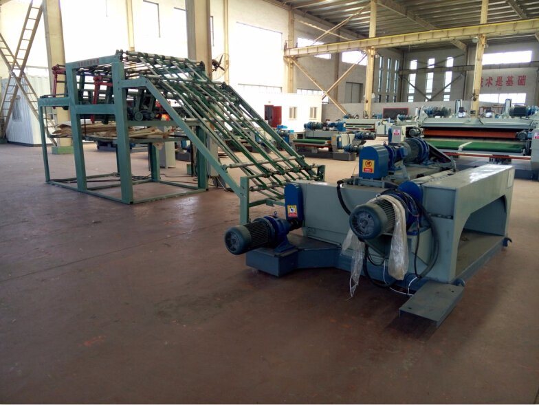 Jinlun Linha de Máquinas Descascadoras de Madeira Compensada Totalmente Automática sem Fuso