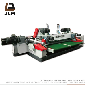 Torno descascador giratório para folheado de toras de madeira sem eixo